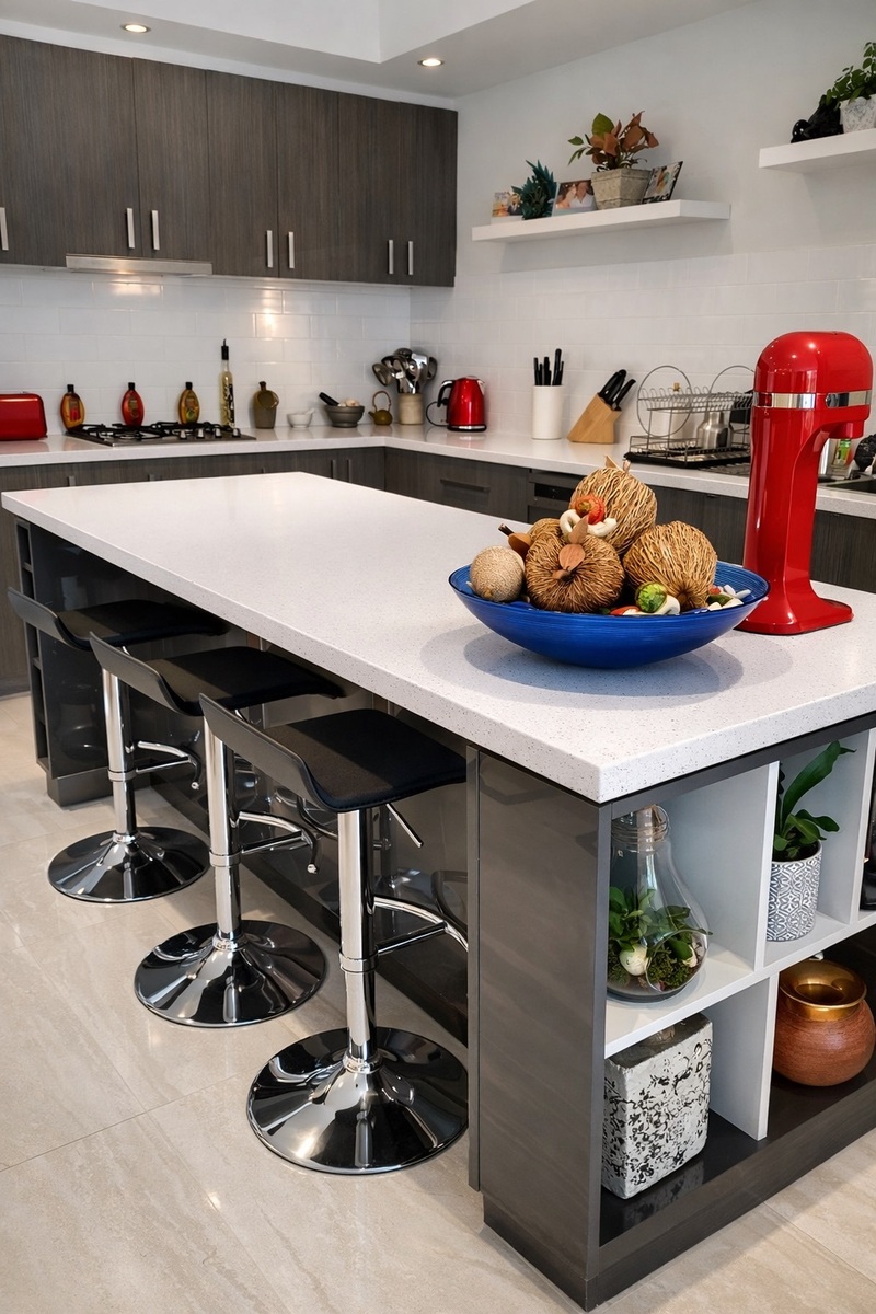 Dark Wenge & Stone — A Kitchen Built for Living
