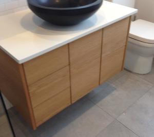 Natural Veneer Vanity